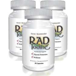 Delgado Protocol - Rad Iodine 30 caps (3 Pack) Save $14.95!!! Detox Products