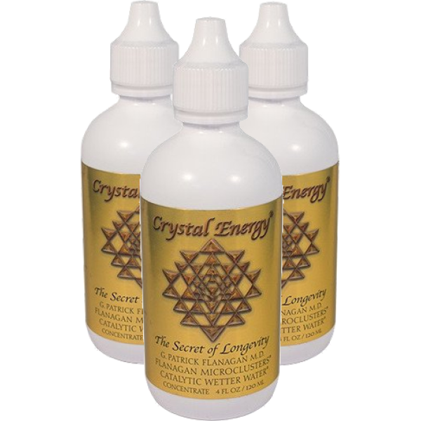Phi Sciences - Crystal Energy 120ml  (3 Pack) Save $34!!! Detox Products