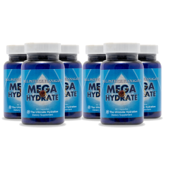 Phi Sciences - Mega Hydrate (60 caps) (6 Pack) Save $25.64!!! Detox Products